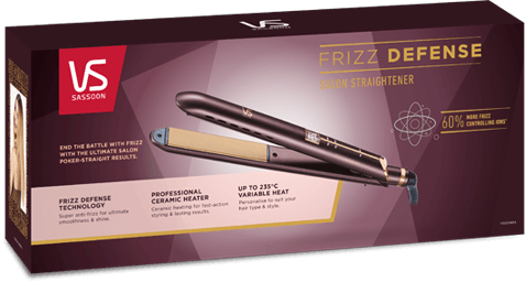 Frizz defense 2025 flat iron