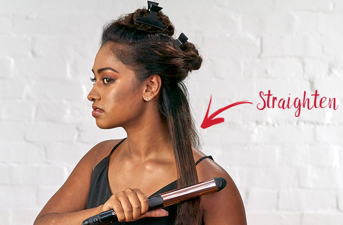 How to straighten hair